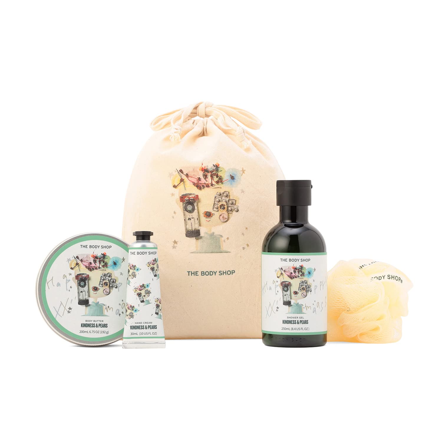 The Body Shop Праздничная сумка для ухода за телом PE [Официальный] [Подлинный]