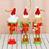 Christmas Nutcracker 5 Inch Wooden Nutcracker Collectibles Wooden Ornaments For Table Centerpiece Party Desktop Fireplace Mantel