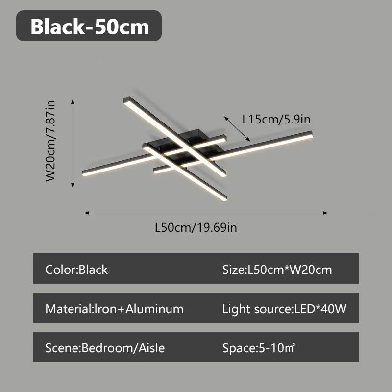 Nordic Ceiling Light LED Modern Ceiling Lamp Long 30/40/50CM Lamp For Living Room Bedroom Dining Home Decor Led Lighting Fixture