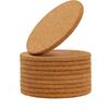 10pcs Natural Cork Coasters Round Wood Mats Durable Non Slip Tea Coffee Cup Drink Holder for Table Decoration DIY Home Supplies