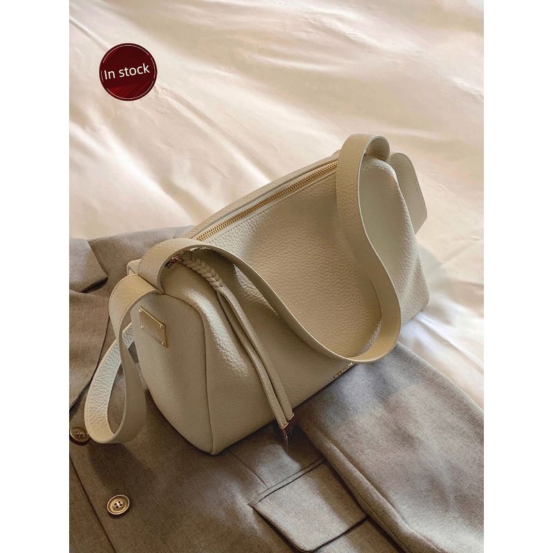 

South Style Chio2nd Textured Shoulder Small Square Bag White(In stock)