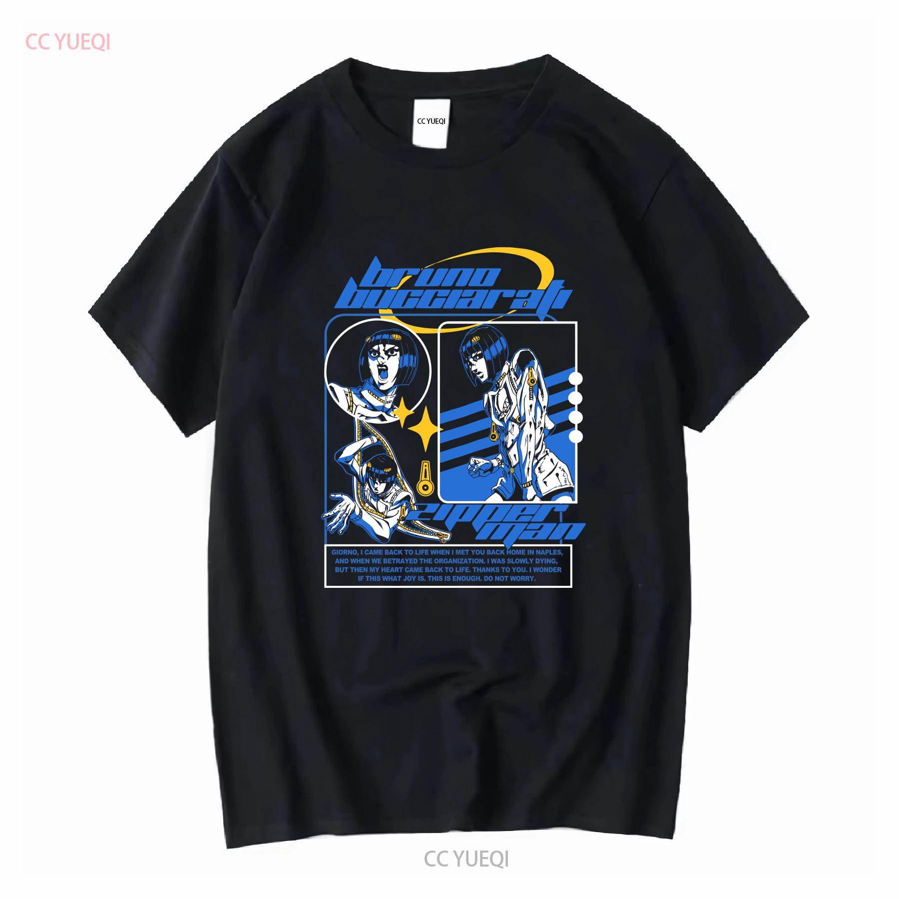 

JoJo s Bizarre Adventure Bruno Bucciarati T Shirt Adult Size Medium vintage Washed Comfortable Unisex Soft Stretched Stylish 4XL