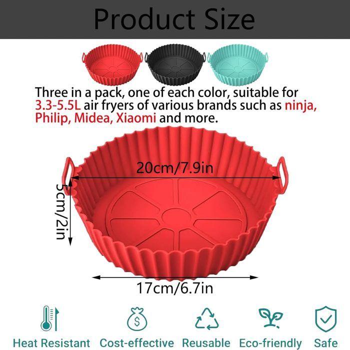 9pcs Silicone Mold Air Fryer
