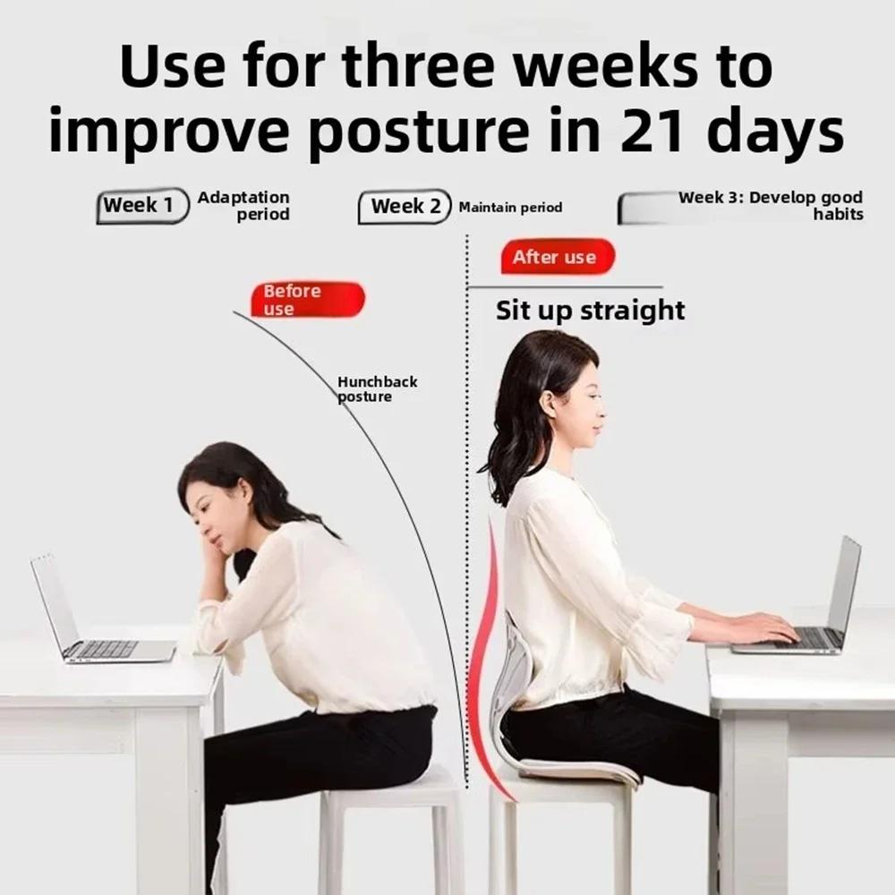 1pc Ergonomic Lumbar Support Pillow,anti-fatigue Back Cushion For Study Tv Pregnant Mother Multi-purpose Home Office