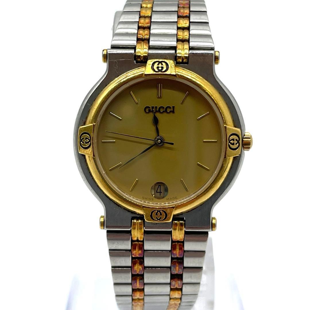 Used GUCCI 9000M Men s Women s Quartz Watch Pair