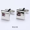 Gift Box Men'S Suit French Cufflinks Sleeve Nails Shirt Buckles Women'S Cuff Buckles Long White Strip Crystal Cuffs