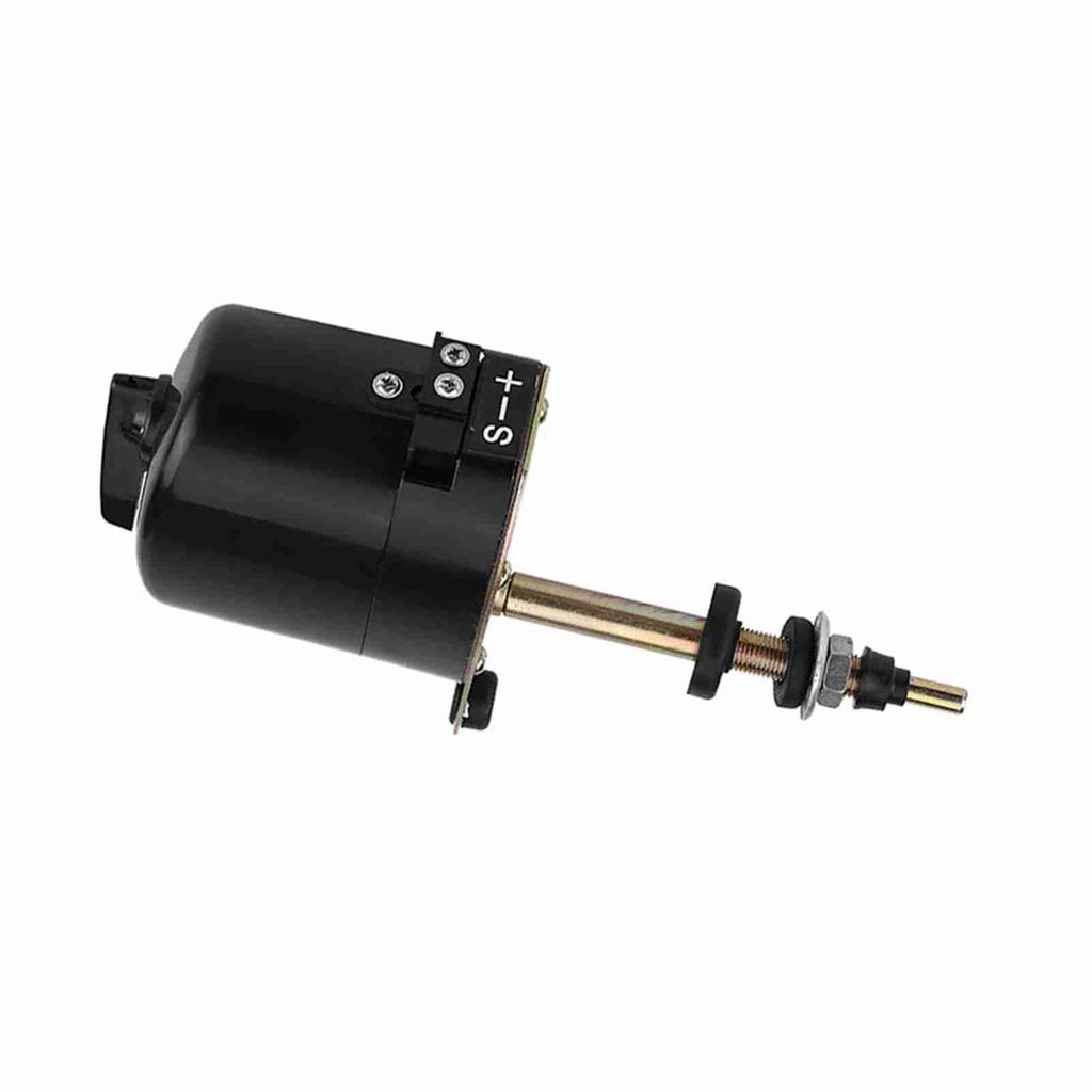 Motor stěrače čelního skla, Rychlé čištění, Náhrada pro řady 1 a 2 1954-1967, ABS plast + Železo, Černý