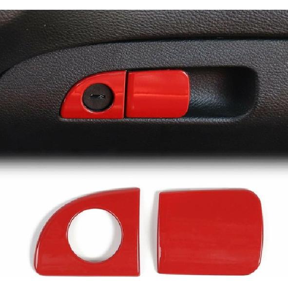 ??Red Car Decorative Trim Molding Frame Bezels Cover Kit For Dodge Charger 2010+