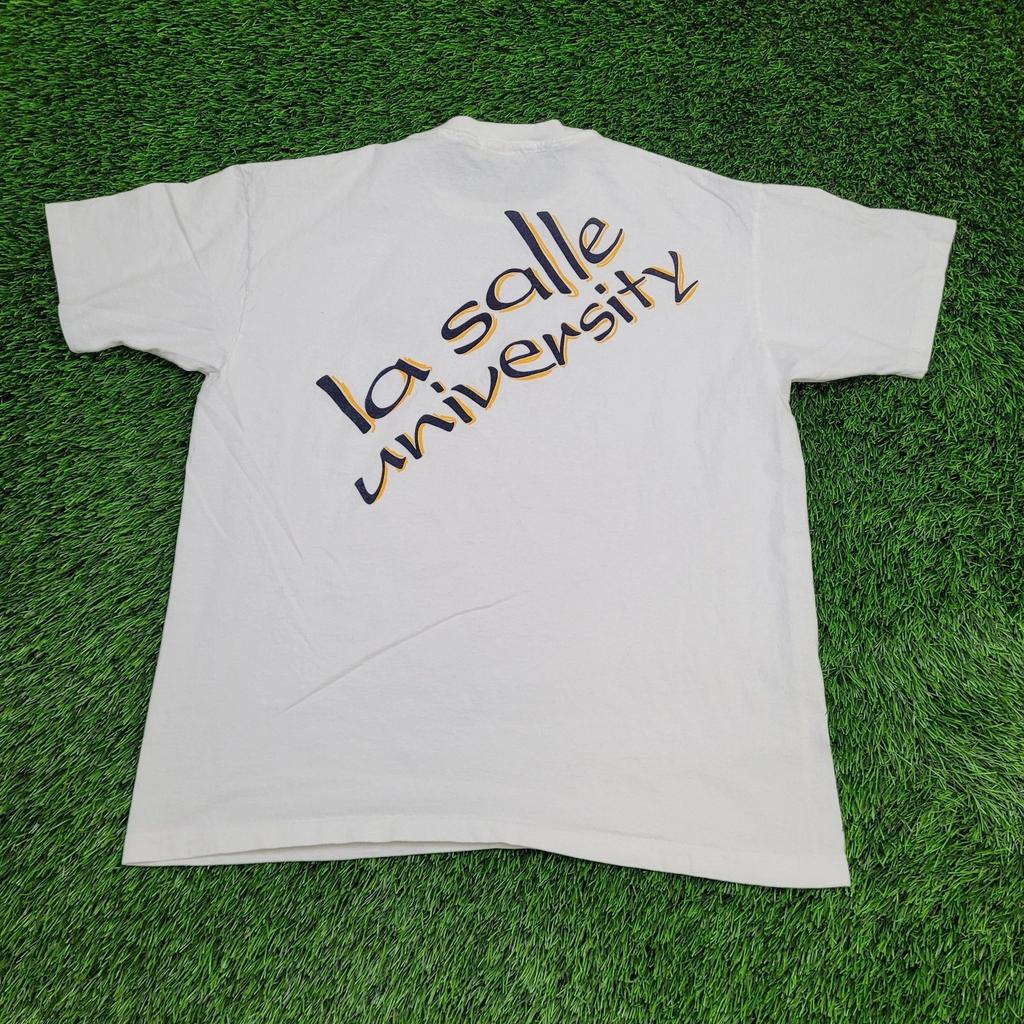 Vintage 80s La-Salle University Shirt XL 23x27 Spellout