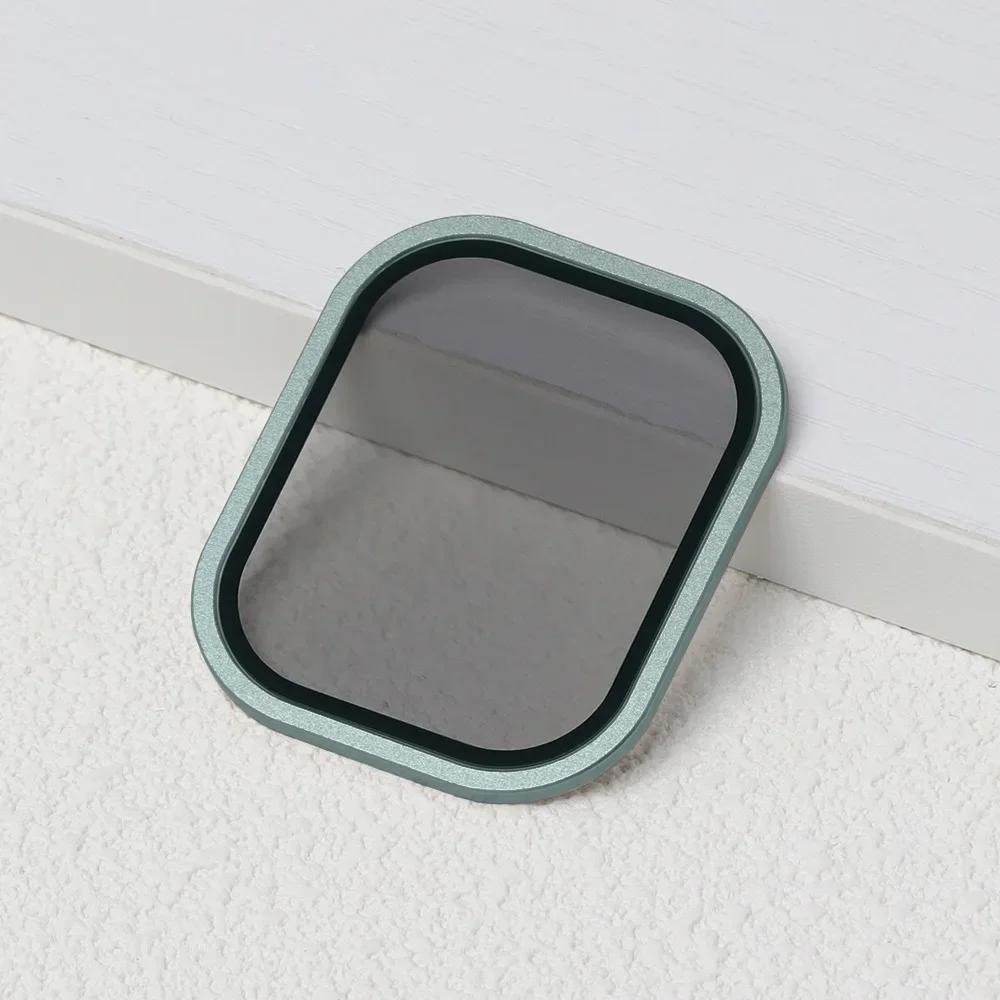 Tempered Glass for Apple Watch Ultra 2 49mm Screen Protector Metal Frame Anti-Scratch for IWatch Series Ultra 49 mm Accessories