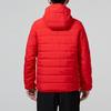 Adidas 3-Stripe Padded Hooded Jacket With Logo Print Men Outerwear Red H14198