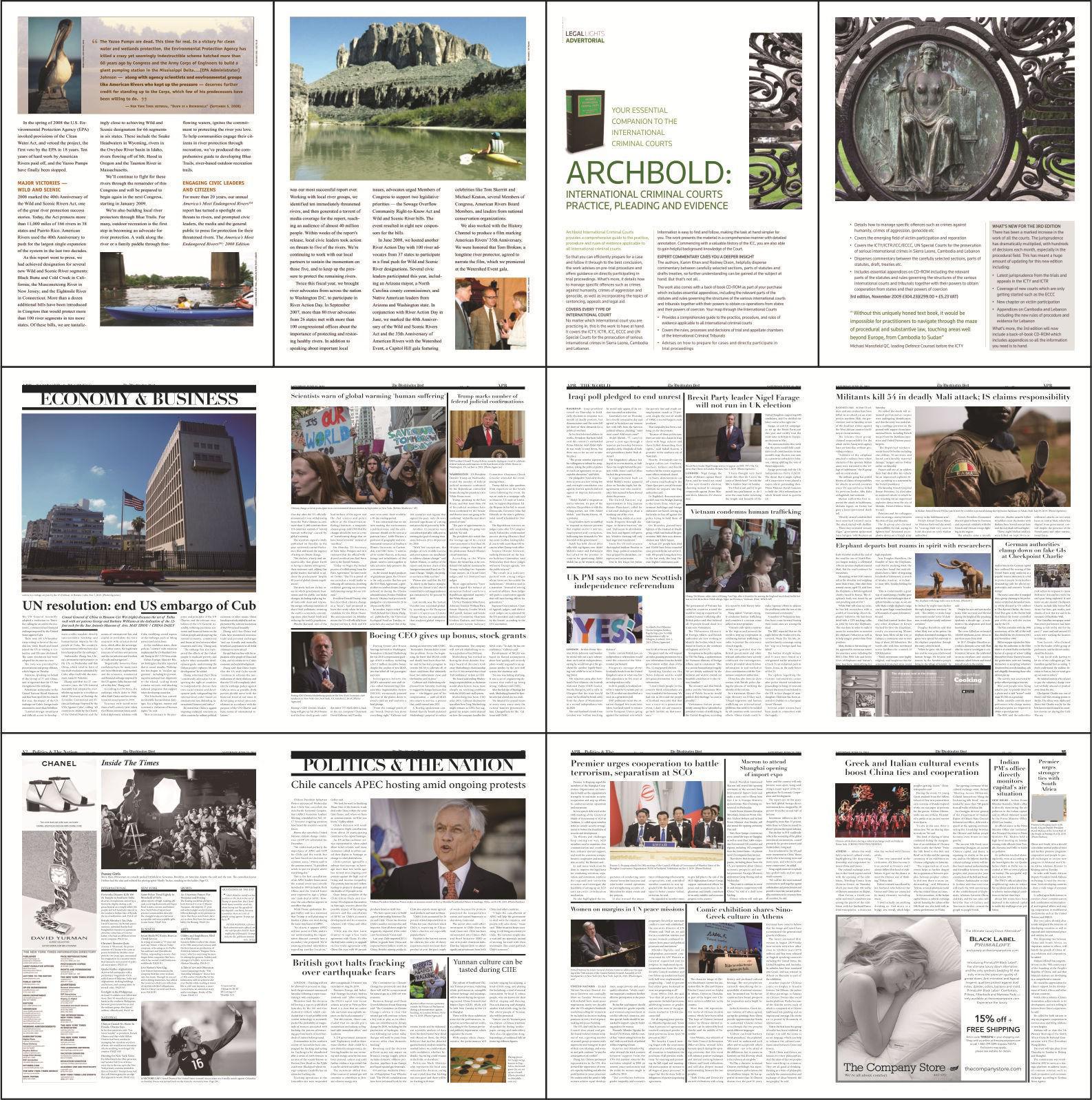 Miniature Dollhouse Newspaper Prop for BJD Photography