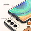 Cartoon Capybara Phone Case For Samsung Galaxy S26 Ultra S25 Plus S24 FE S23 S22 5G S21 S20 Cover Black Soft