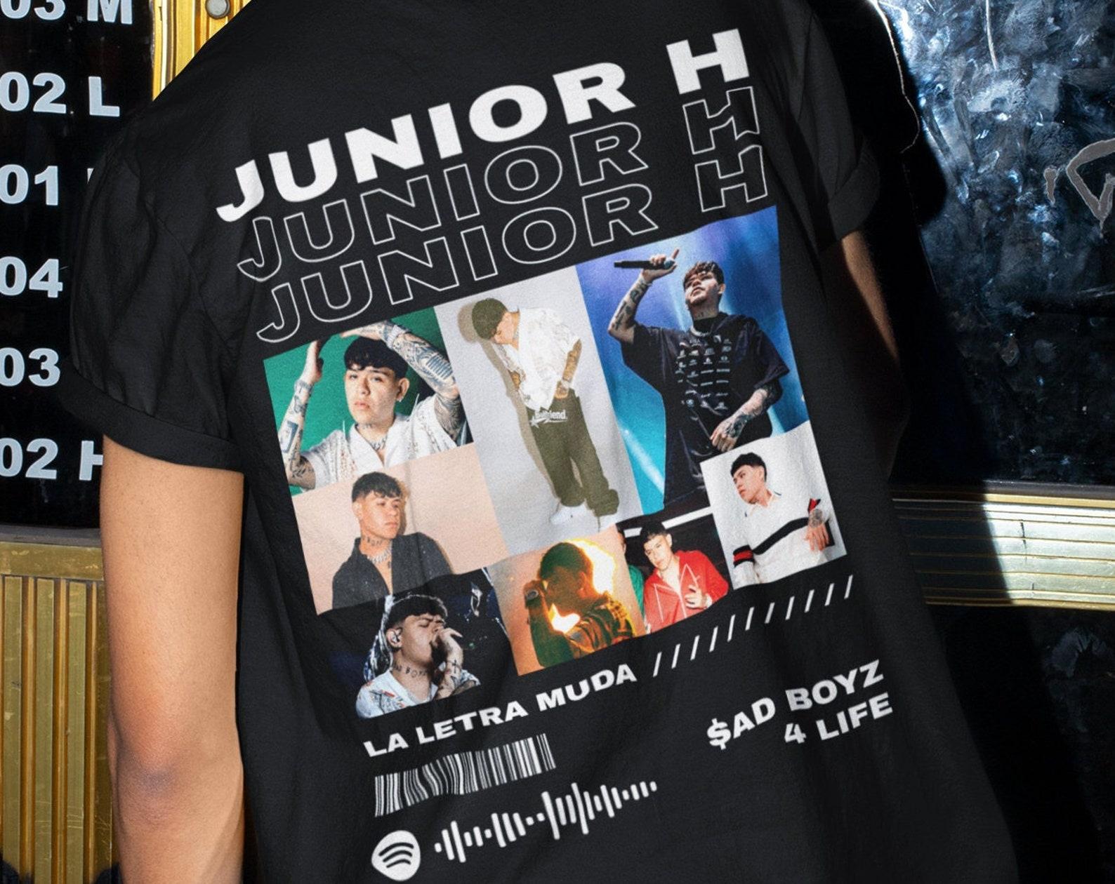 Junior H La Letra Muda Unisex T-Shirt | Sad Boyz 4 Life | Junior H Merch | Corridos Tumbados Shirt | Junior H Fan Gift | CT Merch | Tumbado XL