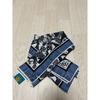 Used ALCOLLAGE Handkerchief Navy Scarf
