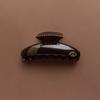 Classy Logo Shell Hair Clip (Mocha Marble)
