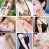 10pcs Lasting Waterproof Butterfly Tattoo Stickers Simulation Rose Sexy Chest Clavicle Sticker