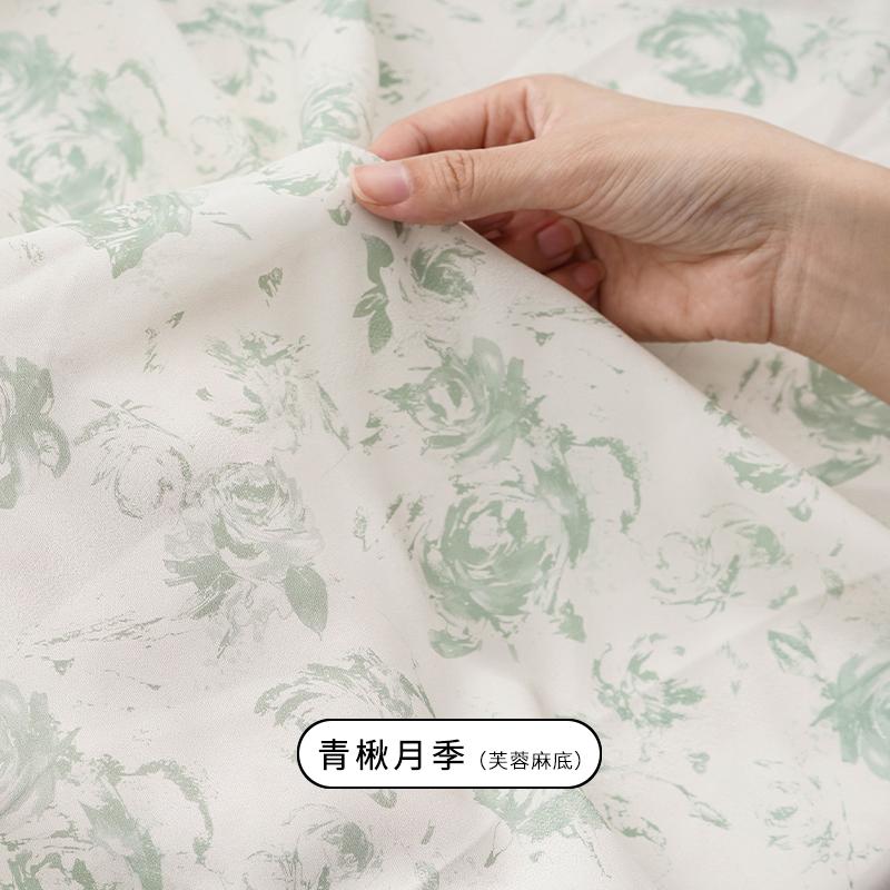 150x50cm/150x200cm Soft Floral Printed Chiffon Fabric For Summer Women's Dresses Children's Clothing Handmade DIY Fabric TJ7500