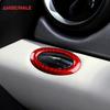 For Mini Cooper Countryman R60 2010-2016 R55 R56 R57 2007-2013 Real Hard Carbon Fiber Co-pilot Storage Box Switch Button Frame