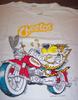 Vintage Style CHEETOS Chester Cheetah Motorcycle T-shirt MENS LARGE 80 NEW