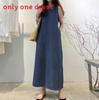Bohemian Denim Dress With Pockets And Loose Fit For Casual Spring Wear