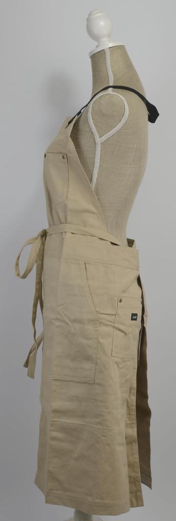 Friends Hill Long Apron Tool Stand Beige Halter Neck [WS-115-23] Unisex,