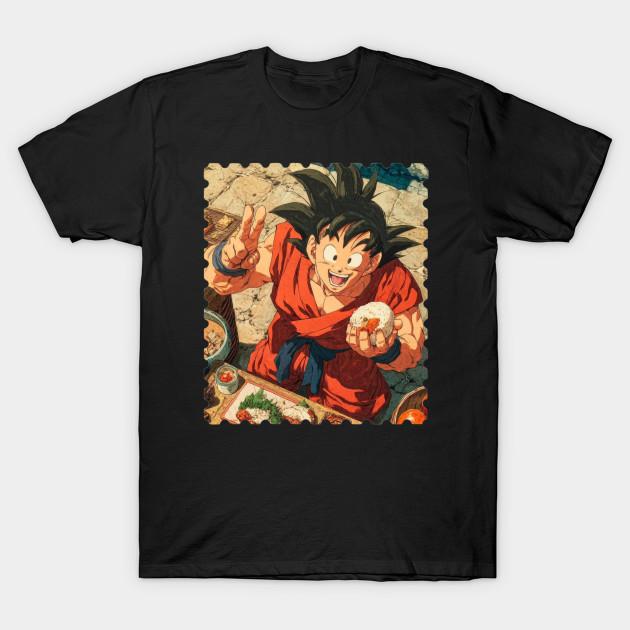 

Men Black Print T-shirt Son Goku No-Cut Transfer Paper Print Cotton Tshirt 4XL чорний