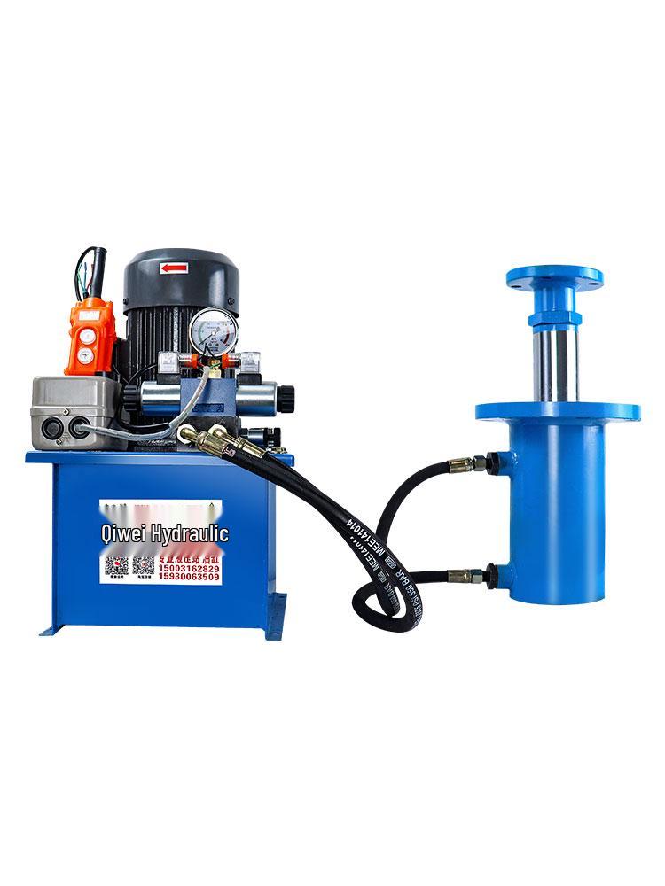 220V 10-Ton Single-Phase Electric Hydraulic Power Station & Press Baler with Cylinder
