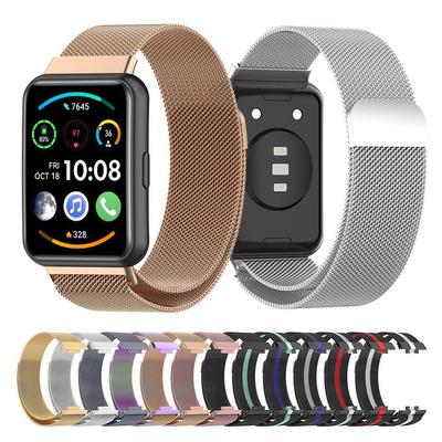 Milanese Kayış Huawei İzle Fit 2 Manyetik Döngü Bandı için Huawei Fit2 Aktif Bilezik Kordonlu Saat