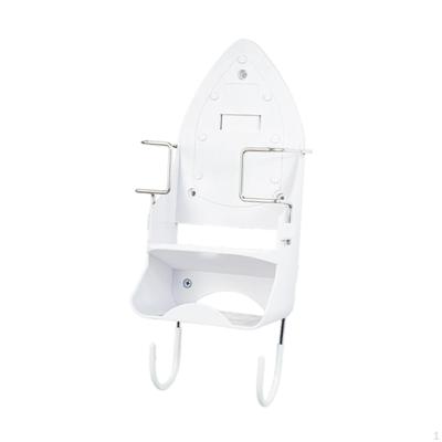 Easily Installed Holder for Electric Iron And Wall Mounted Rack
