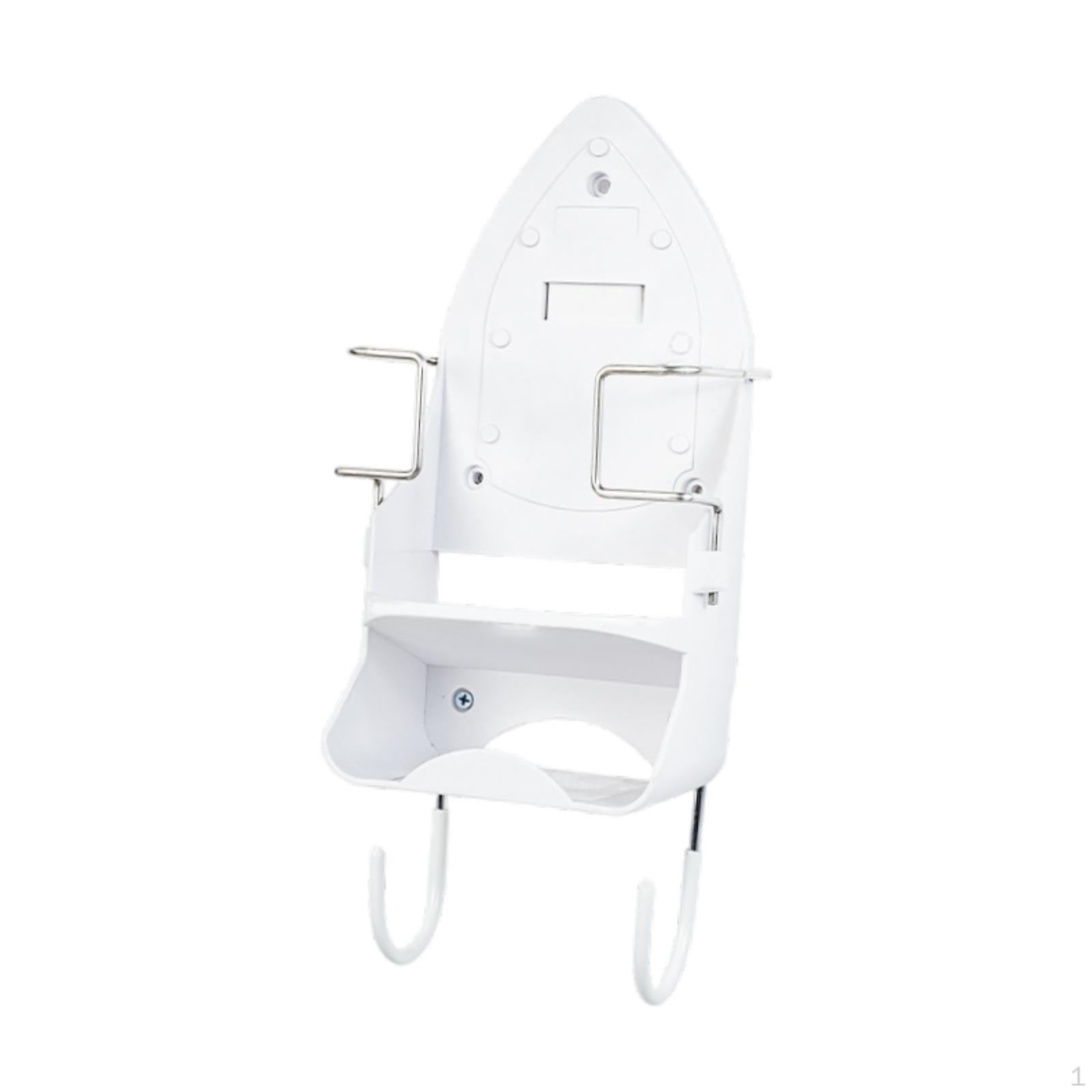 

Easily Installed Holder for Electric Iron And Wall Mounted Rack белый