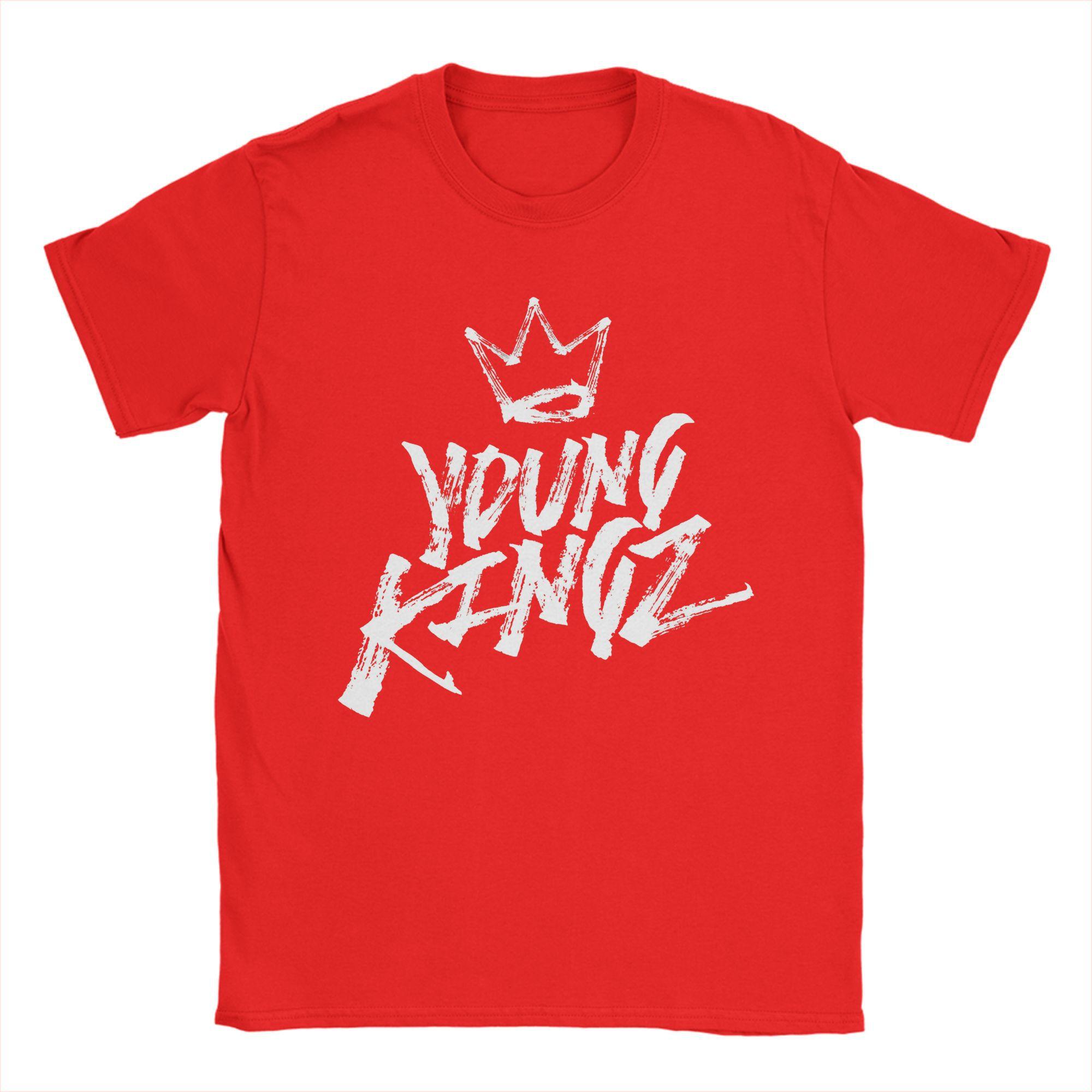 Футболка Myke Towers Young Kingz Мужская Хлопковая Винтажная Футболка Круглый Вырез Певец 2025 Тур Футболки Короткий Рукав Мерч Большой Размер S