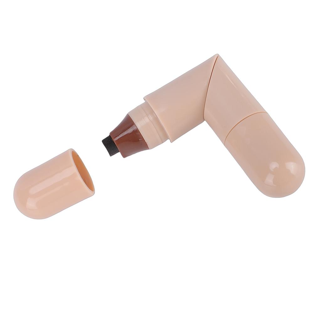Folding Makeup Stamp Smudge Proof   Lasting Double Headed Makeup Stamp Pen for Beginners