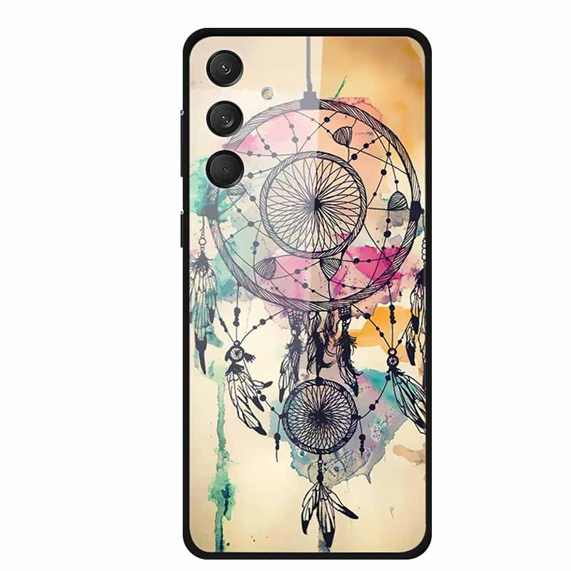 Tempered Glass Phone Cases for Samsung A16 Cases Space Print Hard Back Covers for Samsung Galaxy A16 4G 5G Shells Coque A16 2024