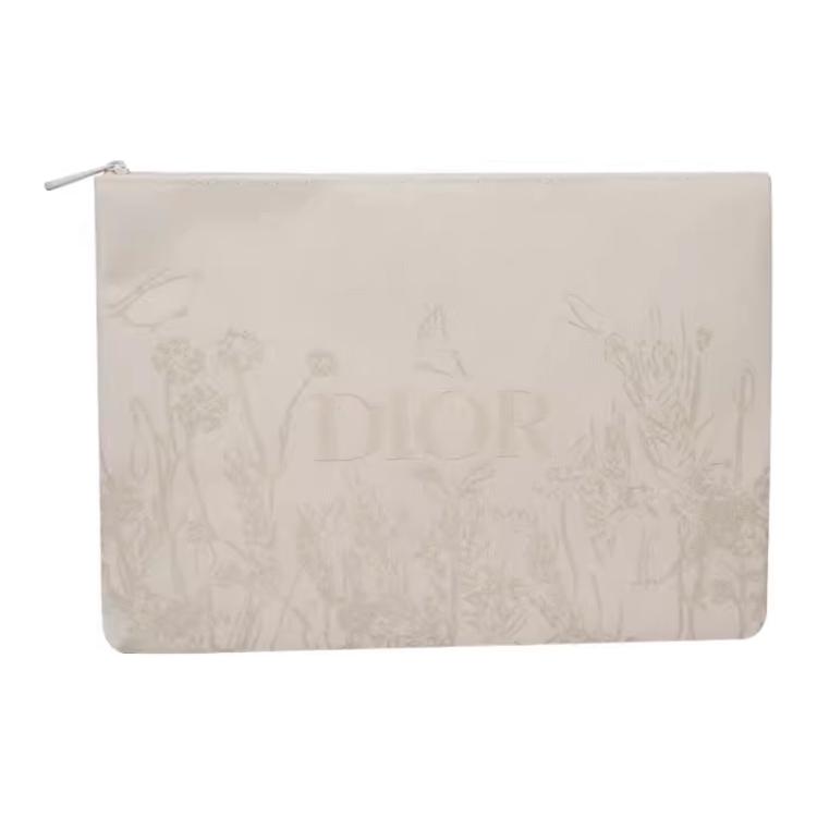 Dior Canvas Print Makeup Bag Canvas Print Makeup Bag