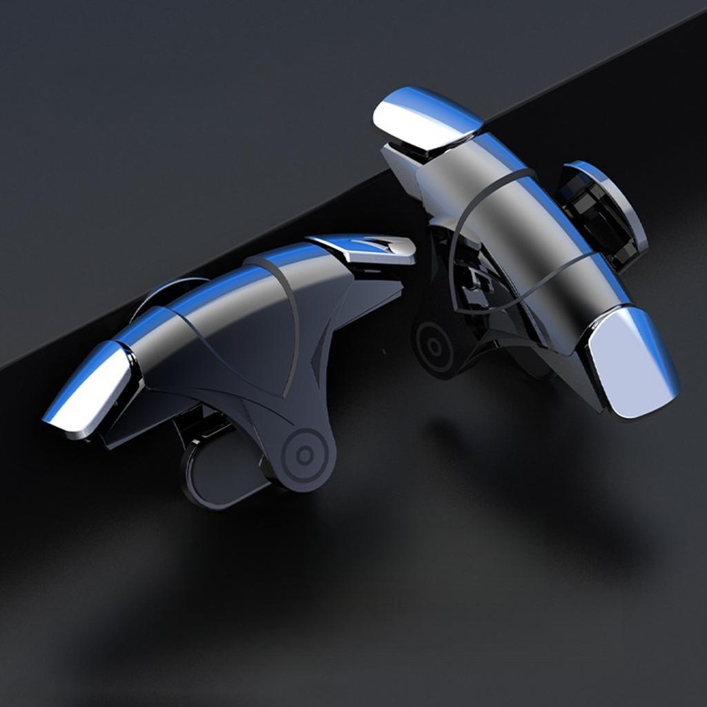 Disparadores de Teléfono Botón de Apuntar de 6 Dedos Gamepad Joysticks Controlador de Juego Botón de Disparo Accesorios para Videojuegos