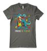 Autism Autistic Dinosaur Embrace Peronalised T-Rex Adults And Kids T Shirt