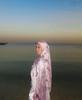 Ethnic Style Satin Polyester Shawl With Warmth Sun Shade For Women