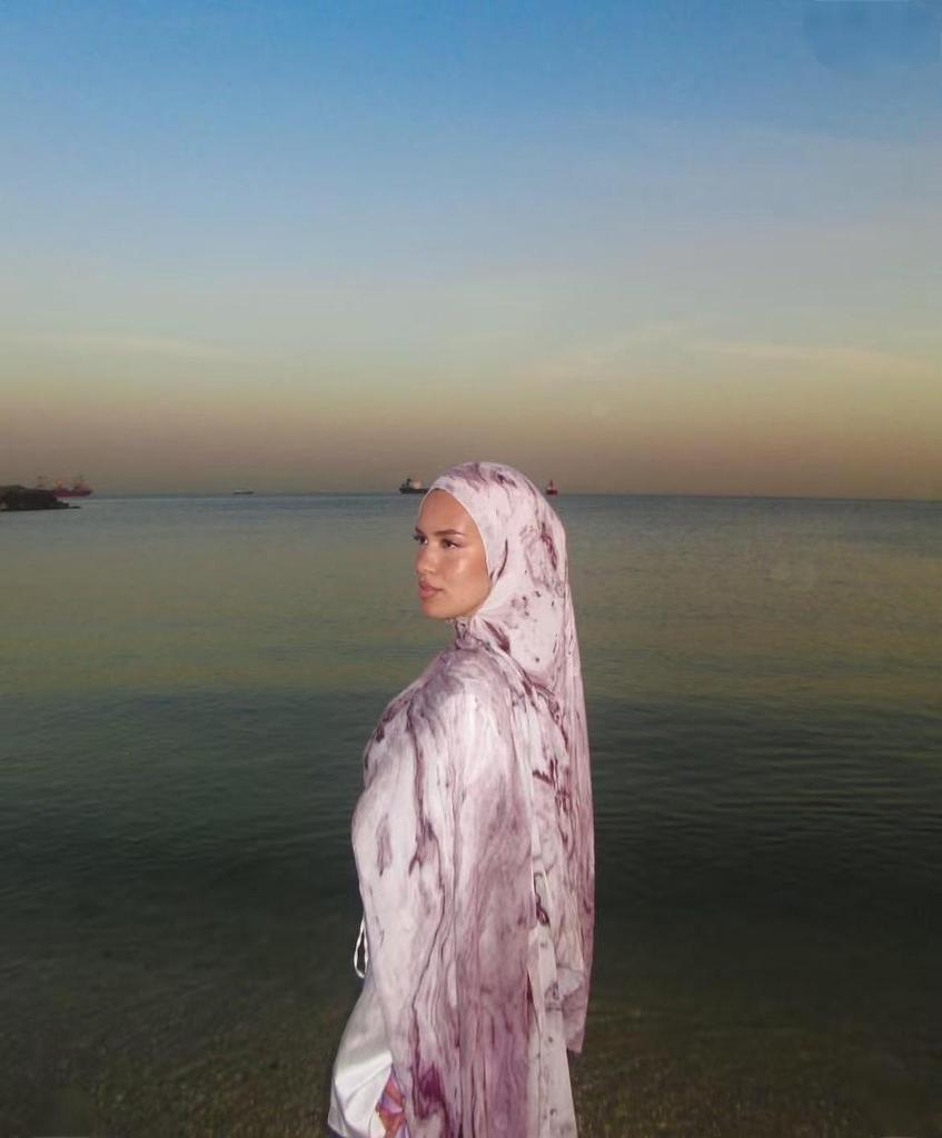 Ethnic Style Satin Polyester Shawl With Warmth Sun Shade For Women