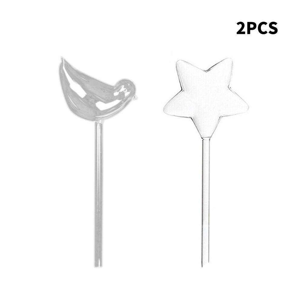 1-12PCS Automatic Plant Watering Bulb PVC Bird Shaped Transparent Self Watering Bulbs Home Garden Plant Dropper Drip Irrigation