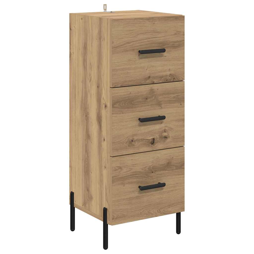 Highboard Artisan Oak 34.5 x 34 x 180 cm Particleboard