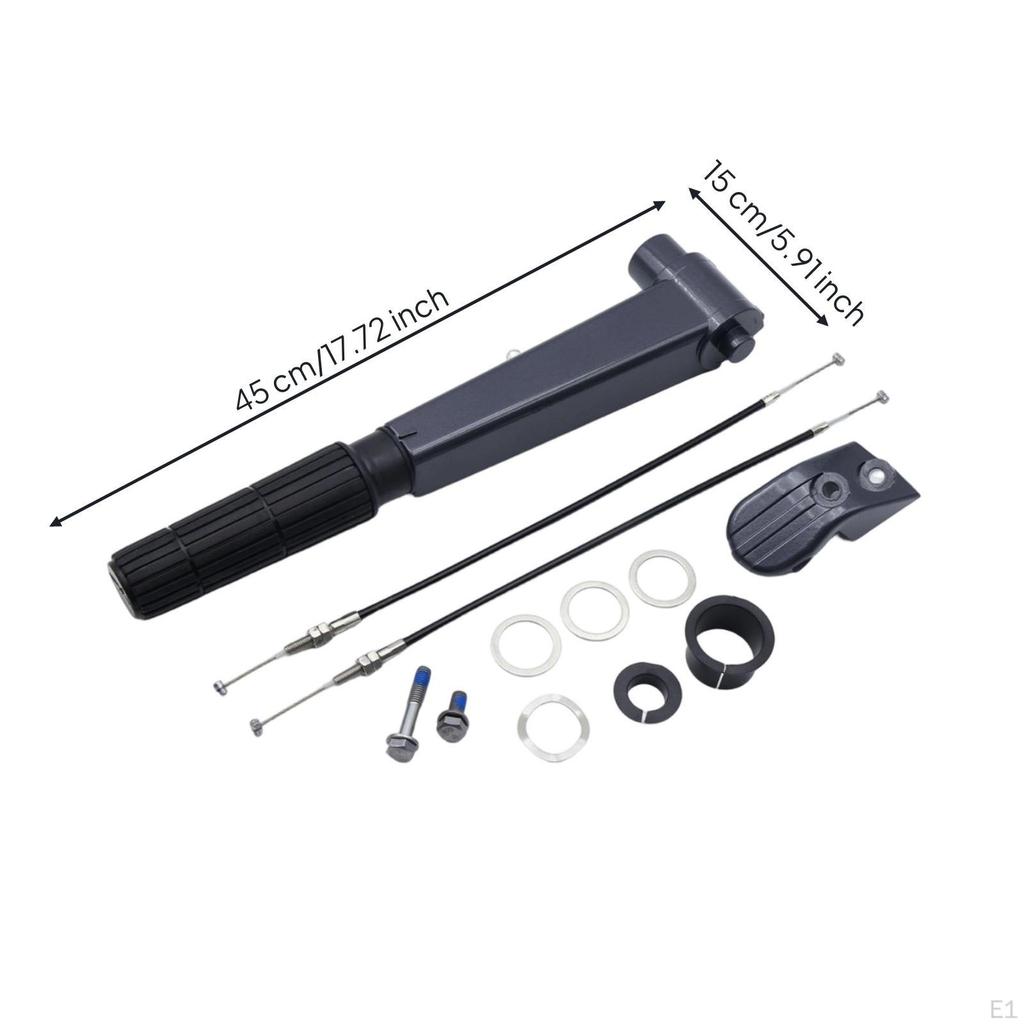 Steering Tiller Handle with Cable 2Stroke Cables Replacement for Boat Owners,