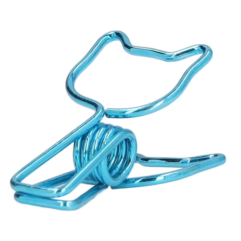 20pcs Paper Clips Attractive Decorative Stable Reliable Hollow Design Elegant Style Reusable Clamps