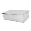 Contenitore per spezie con coperchio a ribalta, contenitore per spezie in acciaio inossidabile 304, organizer da cucina multi-scomparto