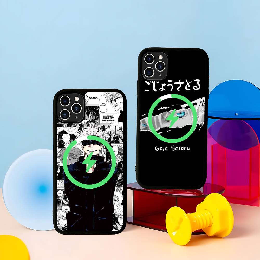 Hot Selling Gojo Satoru For Magesafe Magnetic Wireless Phone Case For IPhone 17 Pro Max Air 13 12 Mini 16 15 14 11
