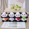 Panda Plush Keychain With Soft Pp Cotton Filling For Backpack And Gift