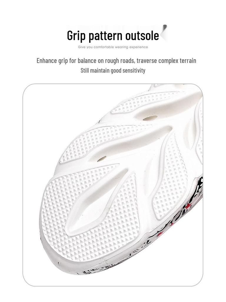 2023 Autumn Men's Tide Sports Shoes with 3D Printed Outsole, Super Light, High Sole, Size 46