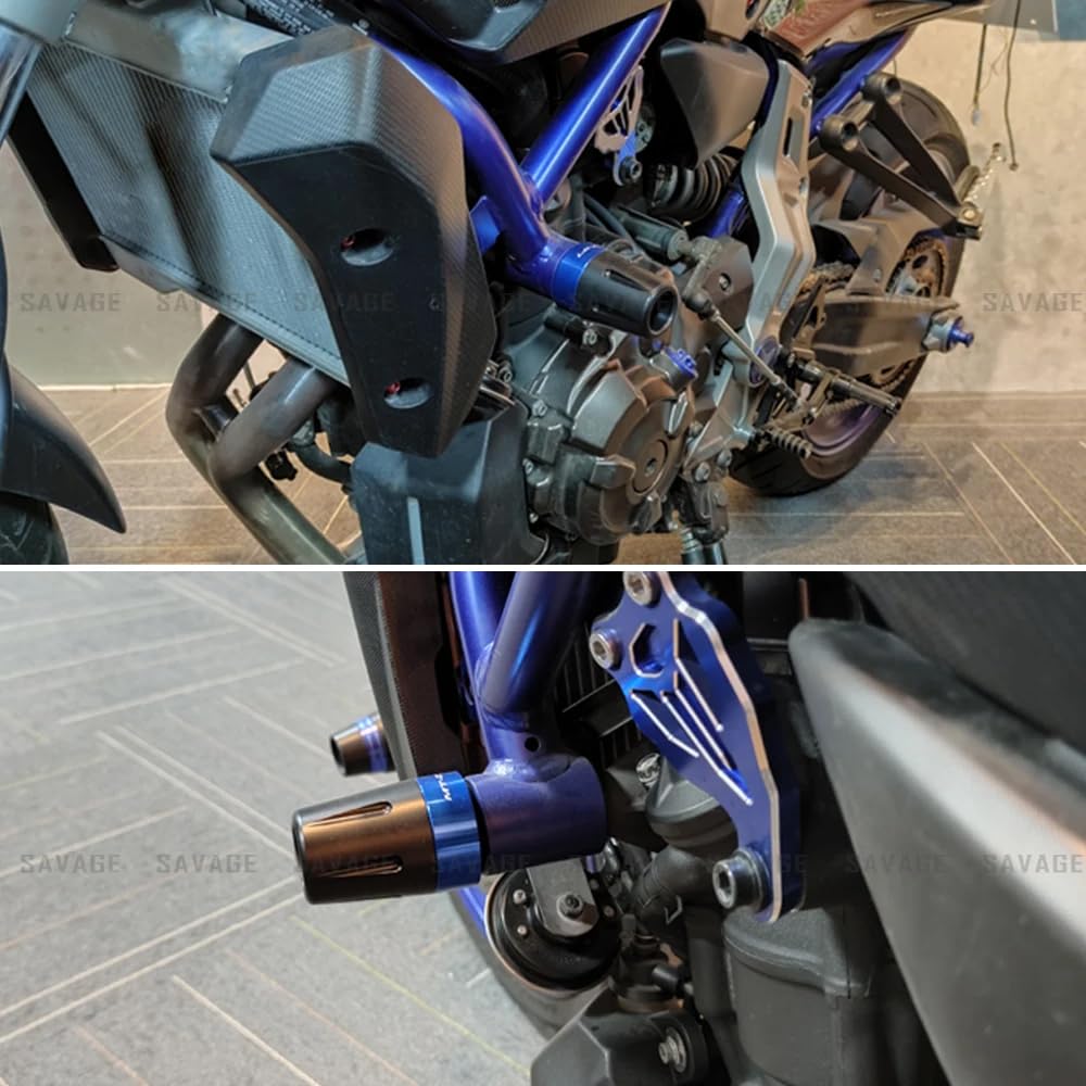 zmart MT-07 Frame Slider Crash Protector for Yamaha MT07 2014-2023 FZ07 Tracer 700 GT