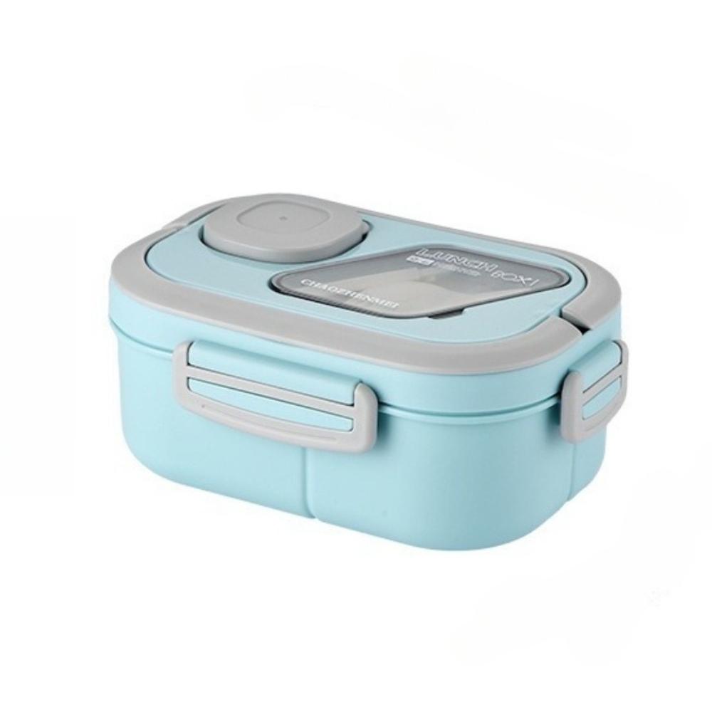 Bento Lunchbox Salatbehälter Großes Fassungsvermögen Salatschüssel Eingebaute wiederverwendbare Gabel Isoliert Auslaufsicher Lunchbox für Zuhause Picknick