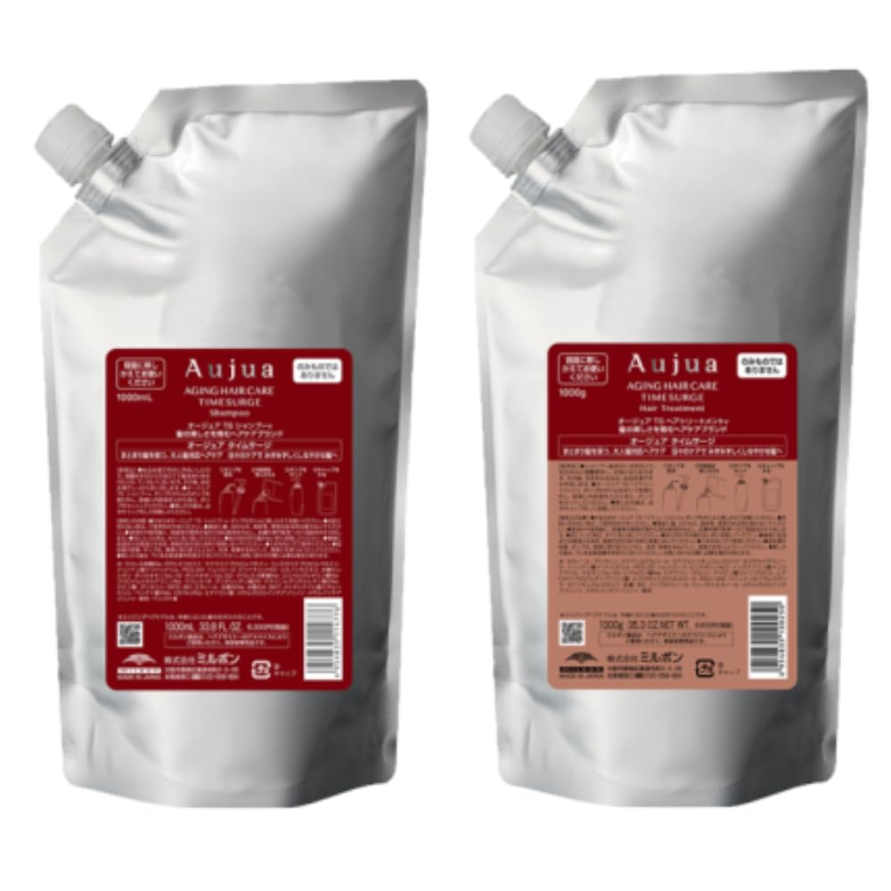 

Milbon Aujua Time Surge Шампунь 1000 мл Лечение 1000 г Набор и